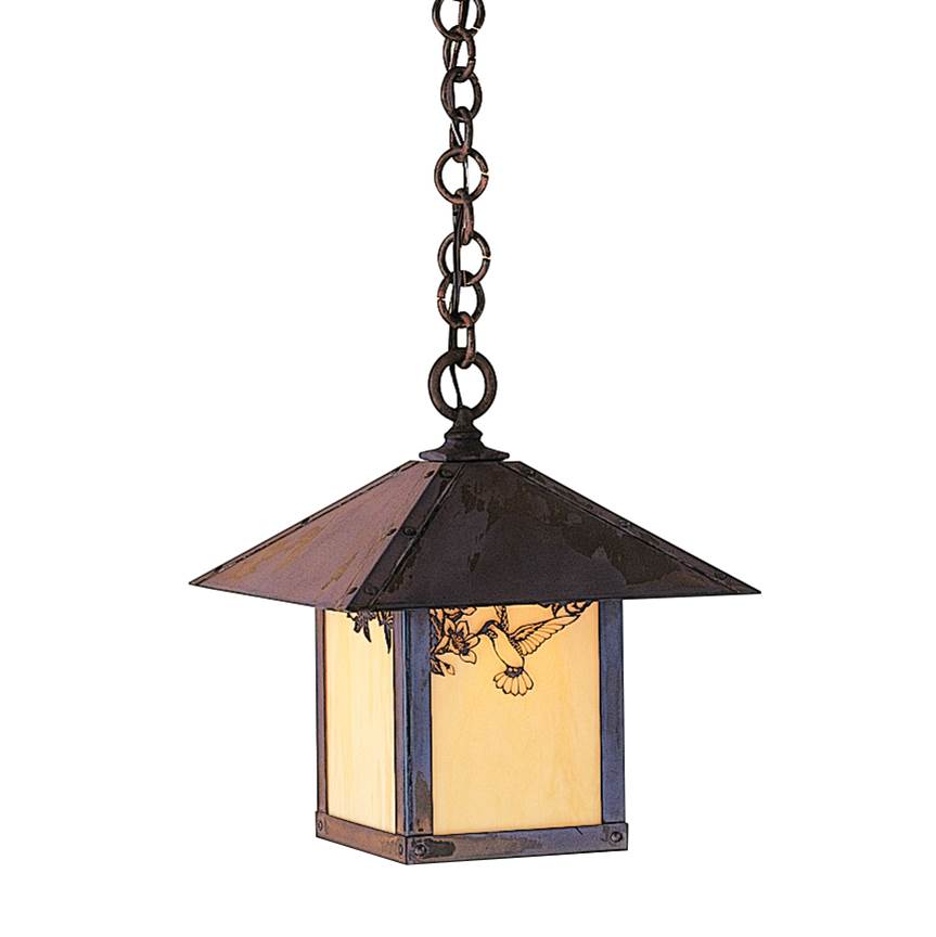 Arroyo Craftsman 12'' Evergreen Pendant With Classic Arch Overlay