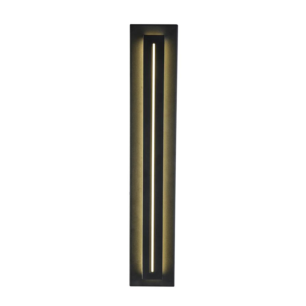 Avenue Lighting Avenue Outdoor The Bel Air Collection Black Led Wall Sconce