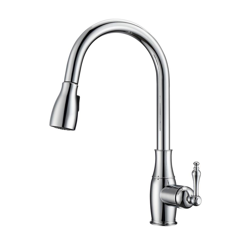 Barclay Cullen Kitchen Faucet,Pull-OutSpray, Metal Lever Handles, CP