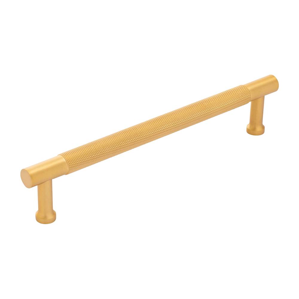 Belwith Keeler Verge Collection Pull 6-5/16 Inch (160mm) Center to Center Brushed Golden Brass Finish
