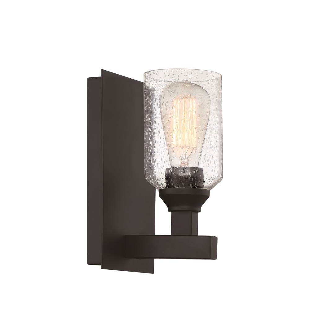 Craftmade Chicago 1 Light Wall Sconce in Flat Black