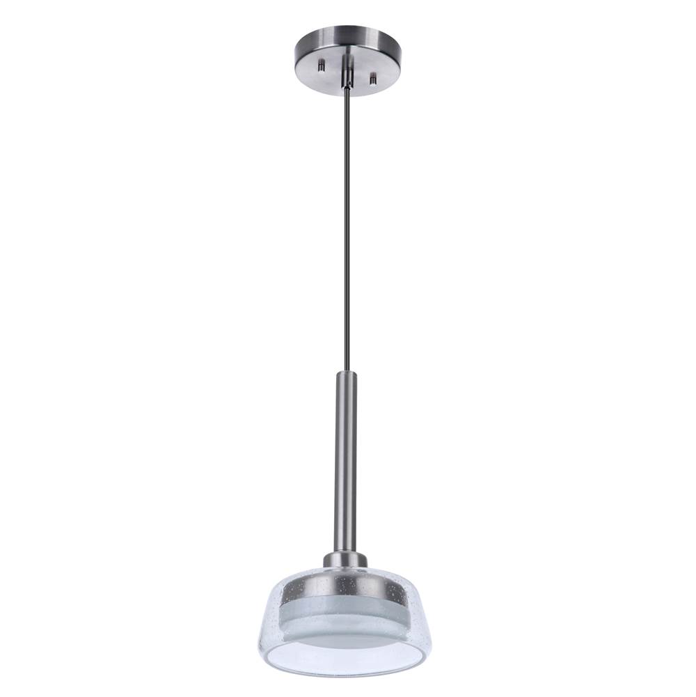 Craftmade Centric 7.5'' LED Pendant in Brushed Polished Nickel