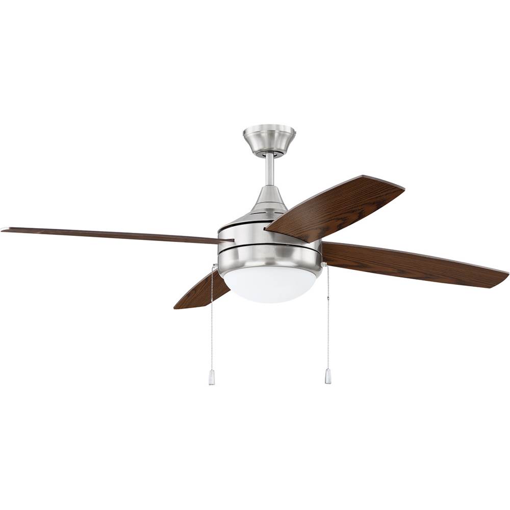 Craftmade 52'' Ceiling Fan w/ 4 Blades, LED Light Kit, w/UCI-2000