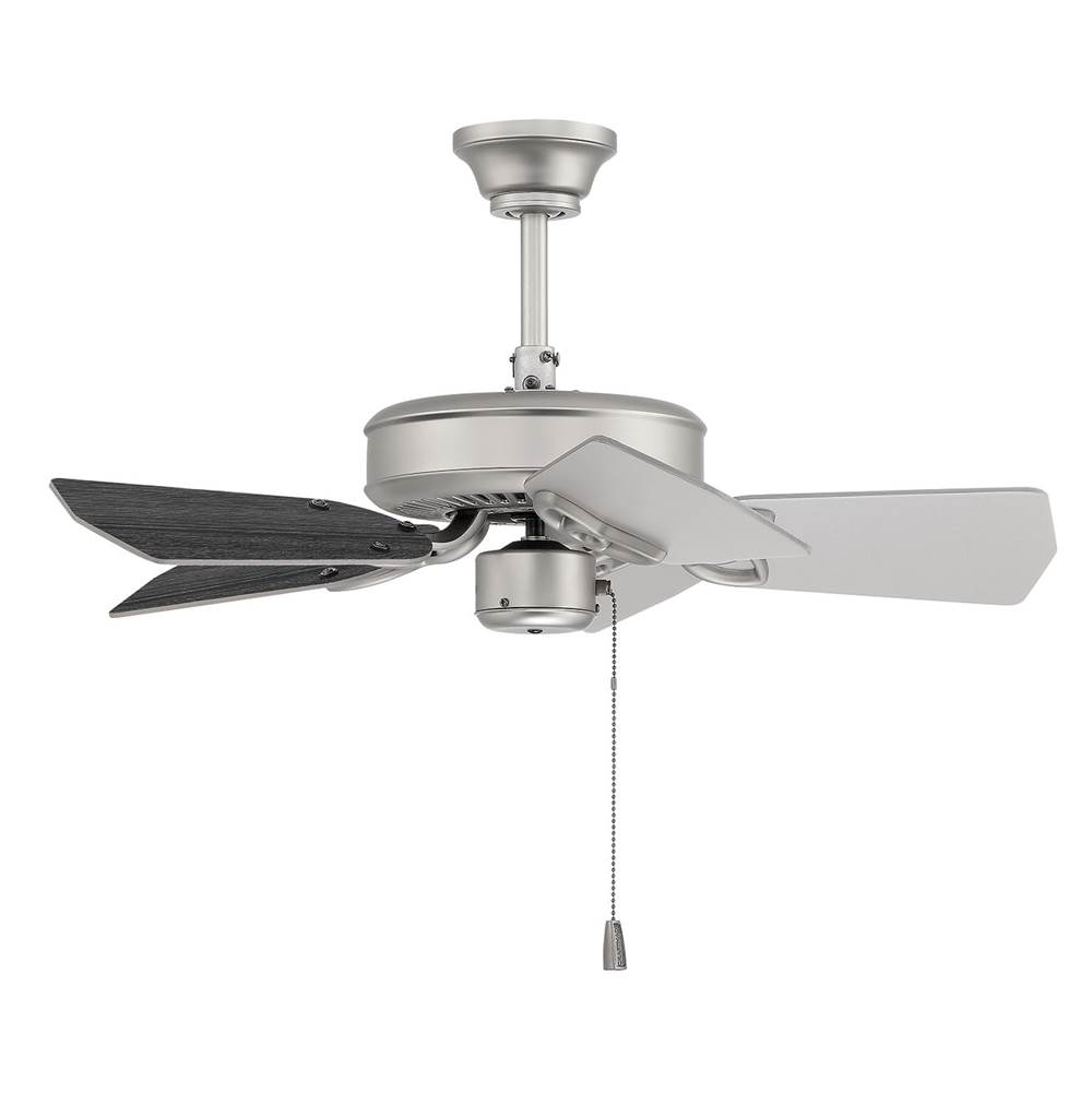 Craftmade 30'' Piccolo Ceiling Fan in Brushed Satin Nickel with Reversible Blades Included