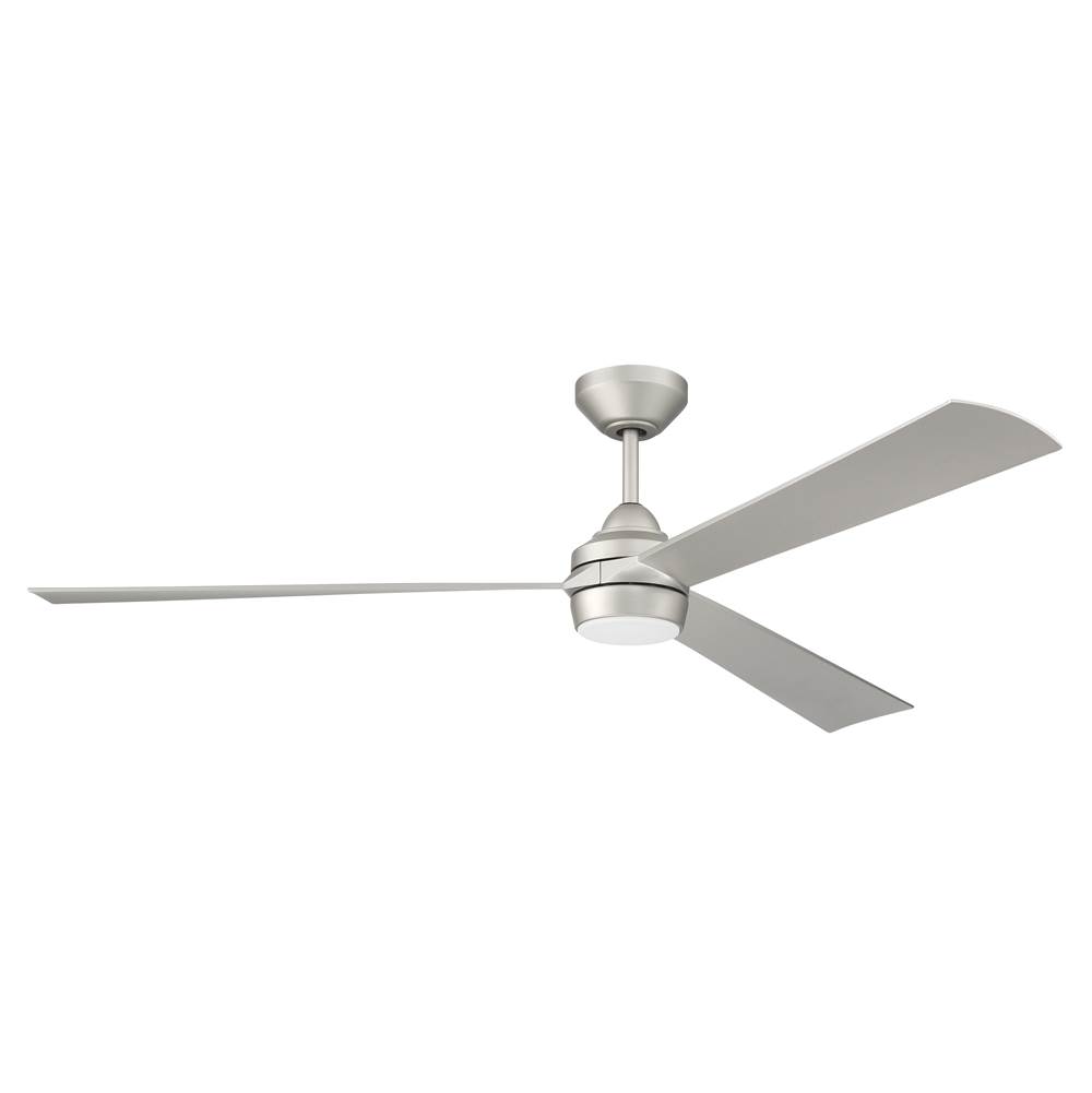 Craftmade 60'' Sterling Fan, Painted Nickel Finish, Blades Included