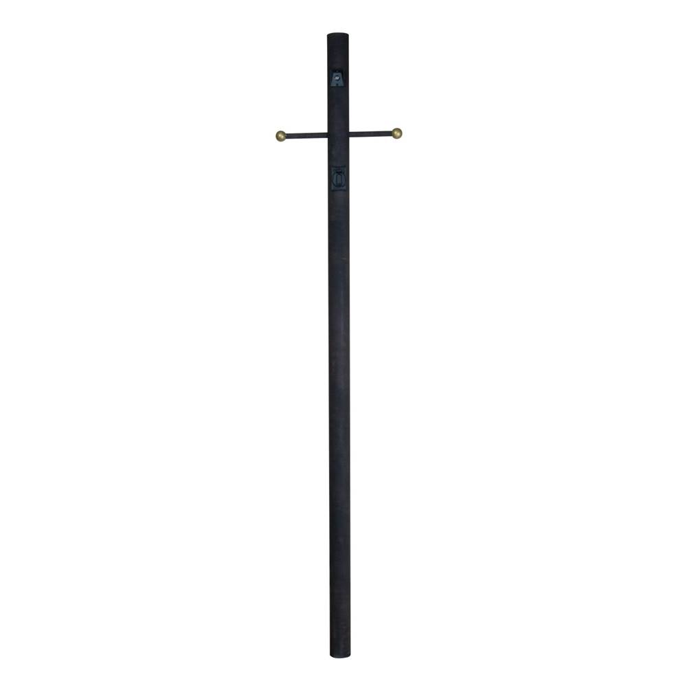 Craftmade 84'' Smooth Post w/Photocell & Outlet