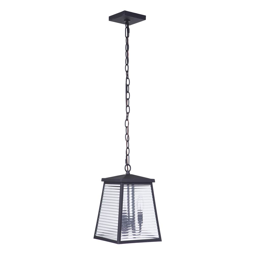 Craftmade Armstrong 3 Light Outdoor Pendant in Midnight