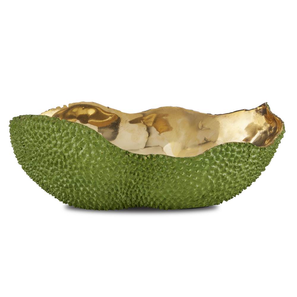 Currey And Company Jackfruit Green Oval Bowl