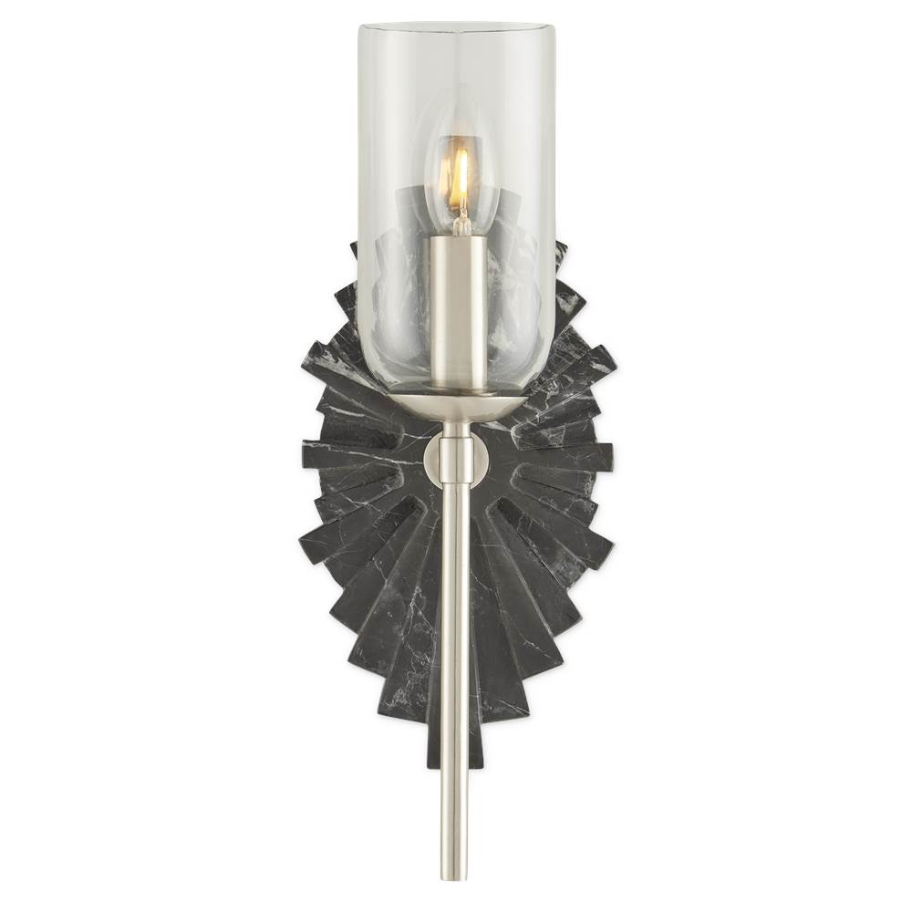 Currey And Company Benthos Black Wall Sconce