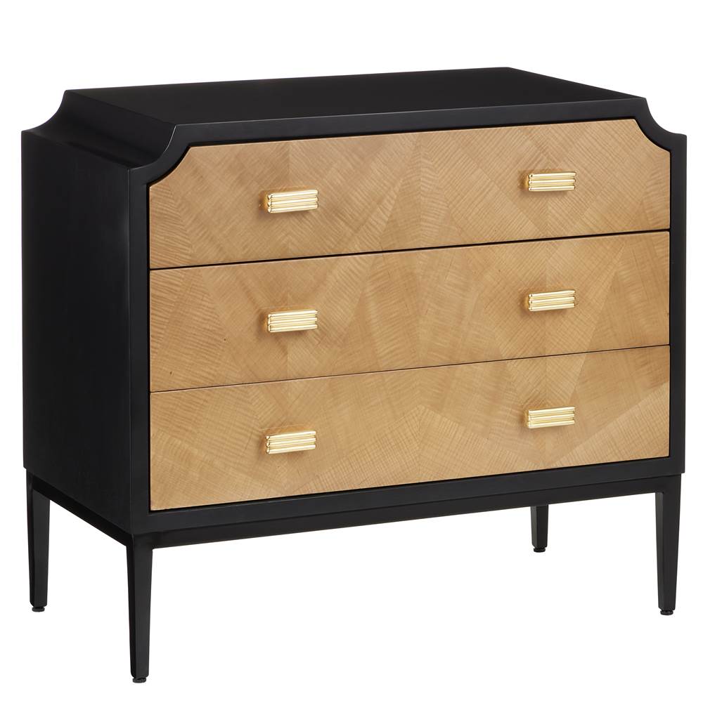 Currey And Company Kallista Taupe Chest