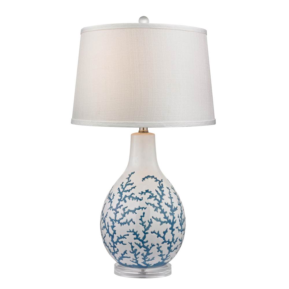 Elk Home Sixpenny 27'' High 1-Light Table Lamp - Pale Blue