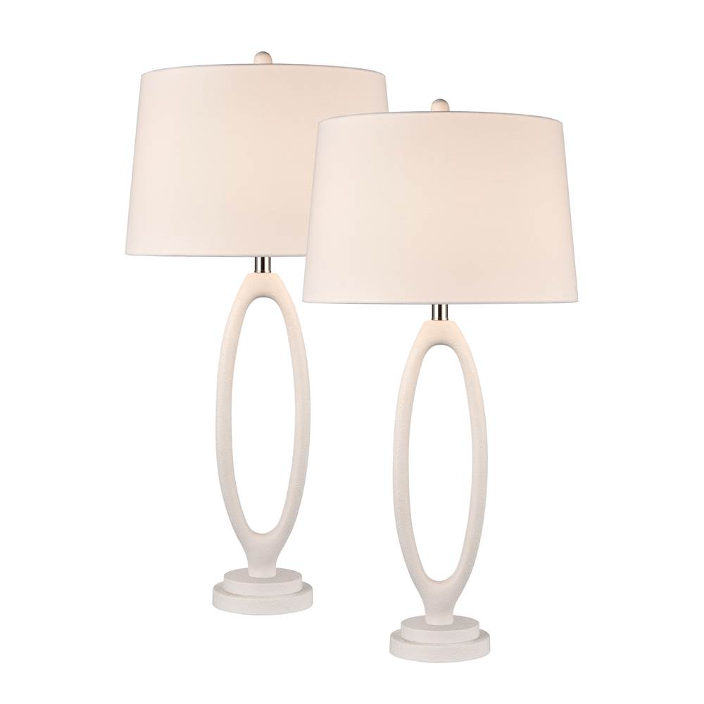 Elk Home Adair 34'' High 1-Light Table Lamp - Set of 2 White