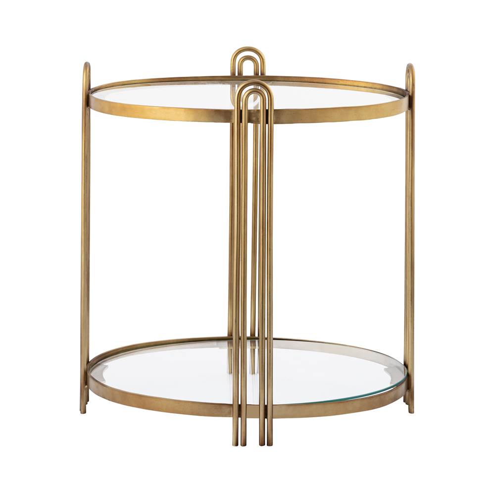 Elk Home Arch Accent Table - Gold