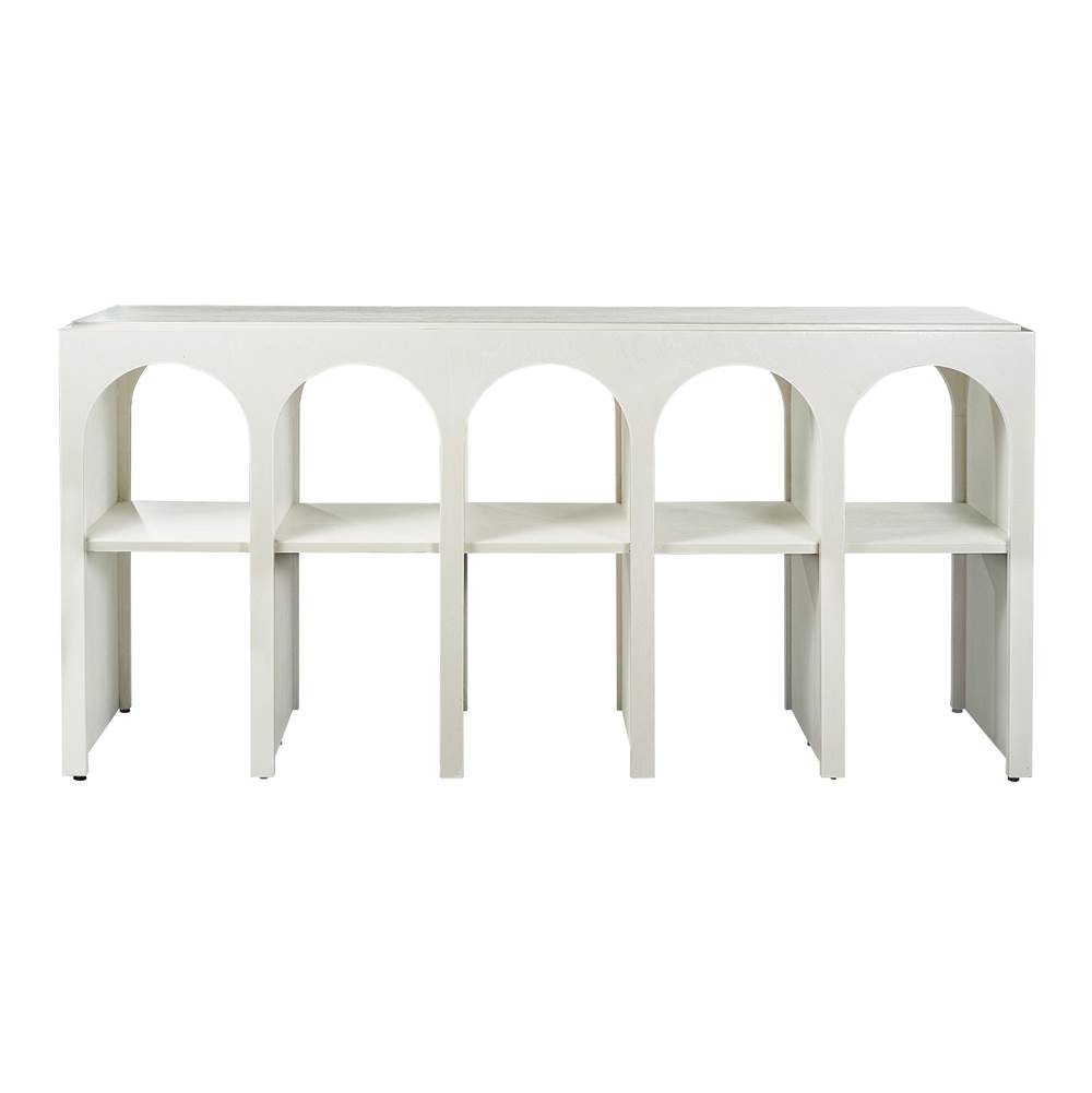 Elk Home Eagan Console Table - Weathered White