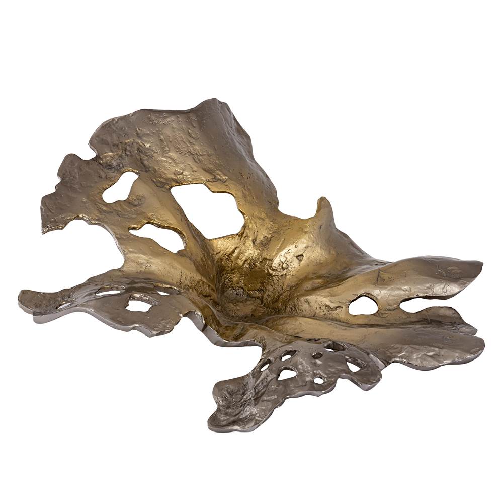 Elk Home Parl Leaf Object - Gold Ombre