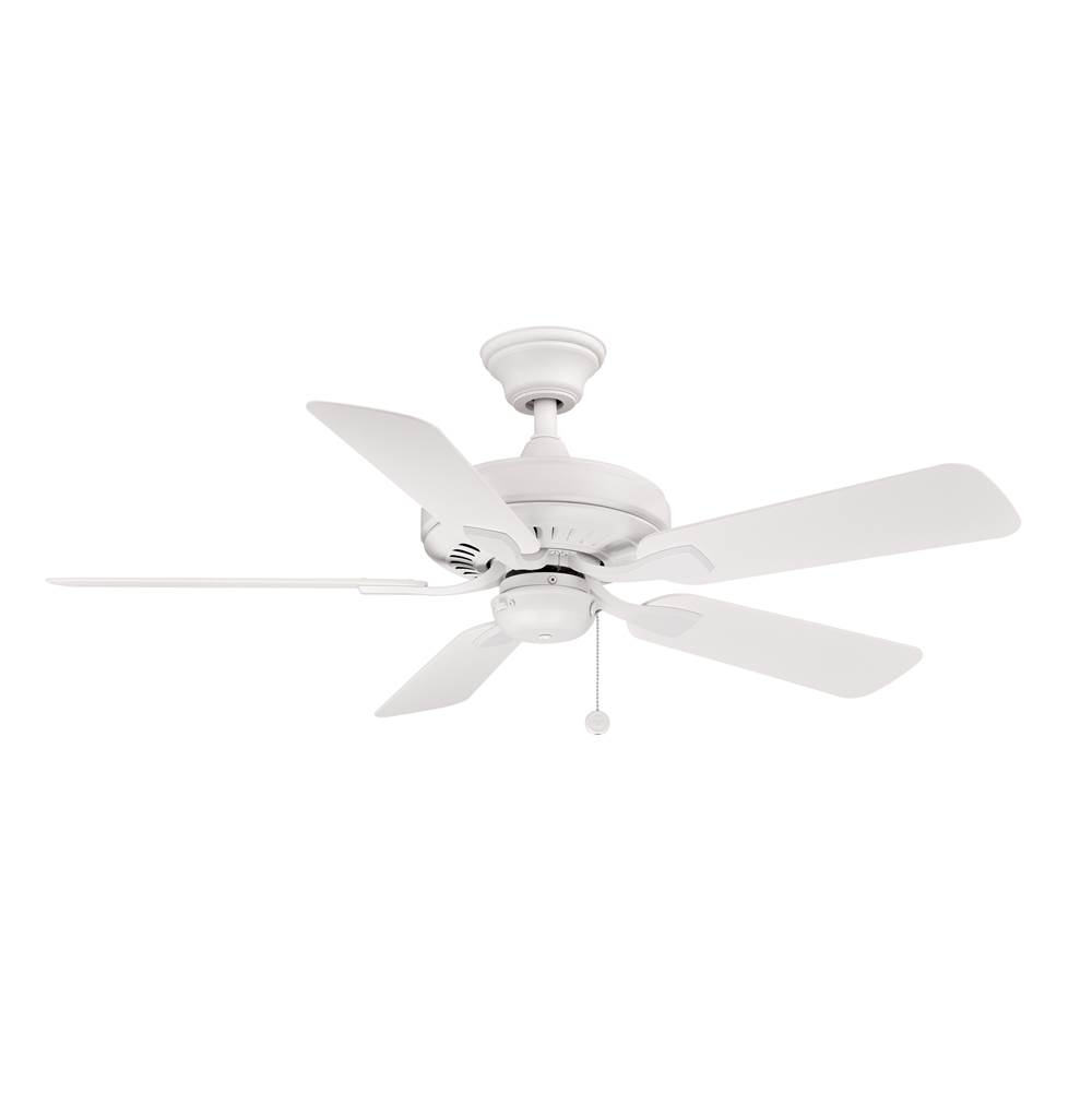 Fanimation Edgewood 44 inch Indoor/Outdoor Ceiling Fan with Matte White Blades - Matte White