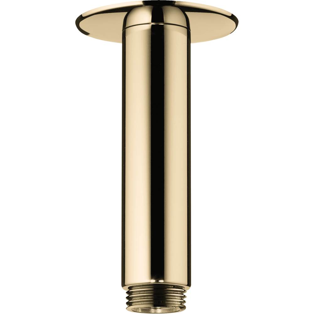 Hansgrohe Extension Pipe for Ceiling Mount in Polished Gold Optic