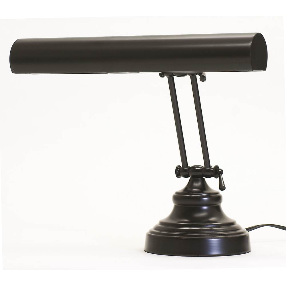House Of Troy Advent 14'' Black Piano/Desk Lamp