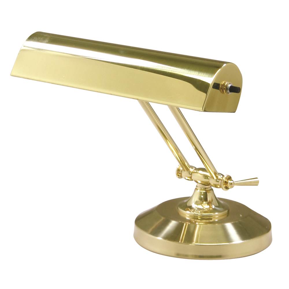 House Of Troy Upright Piano Lamp 10'' in Polished Brass