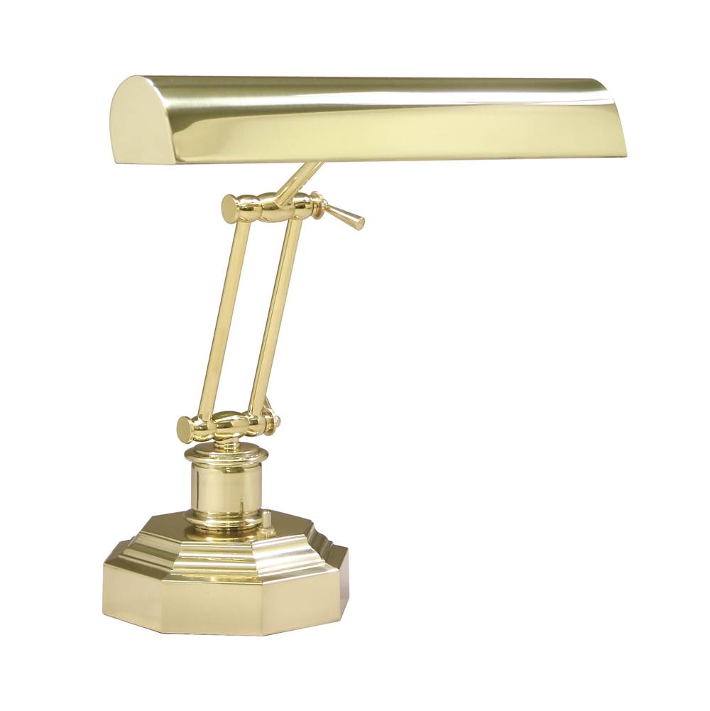 House Of Troy Desk/Piano Lamp 14'' Polished Brass