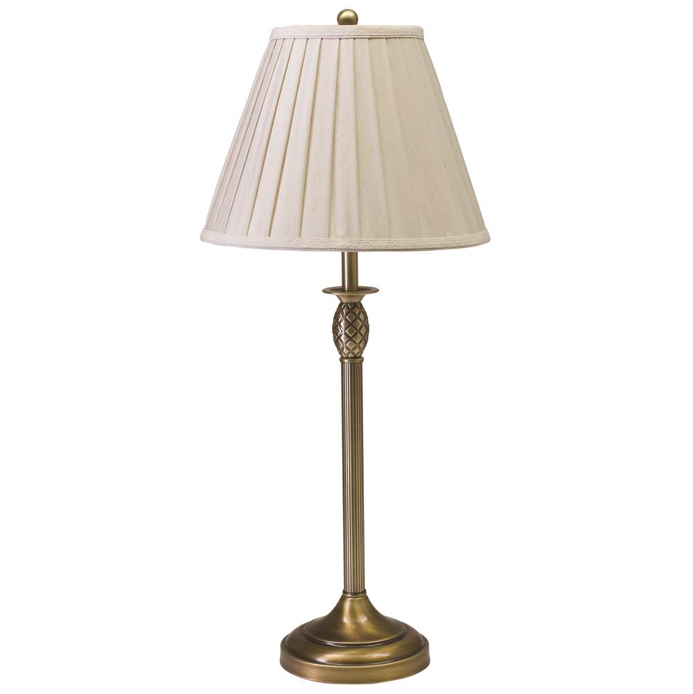 House Of Troy Vergennes Antique Brass Table Lamp
