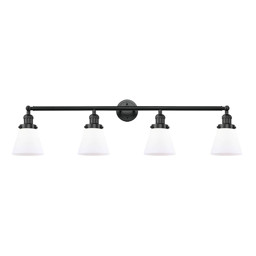 Innovations Small Cone 4 Light Bath Vanity Light part of the Franklin Restoration Collection