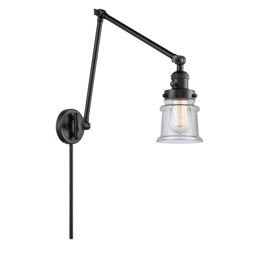 Innovations Small Canton 1 Light Swing Arm part of the Franklin Restoration Collection