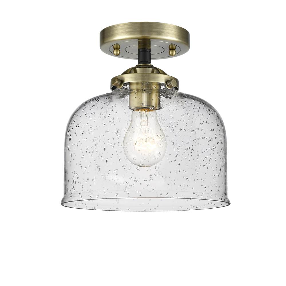Innovations Large Bell 1 Light Semi-Flush Mount part of the Nouveau Collection