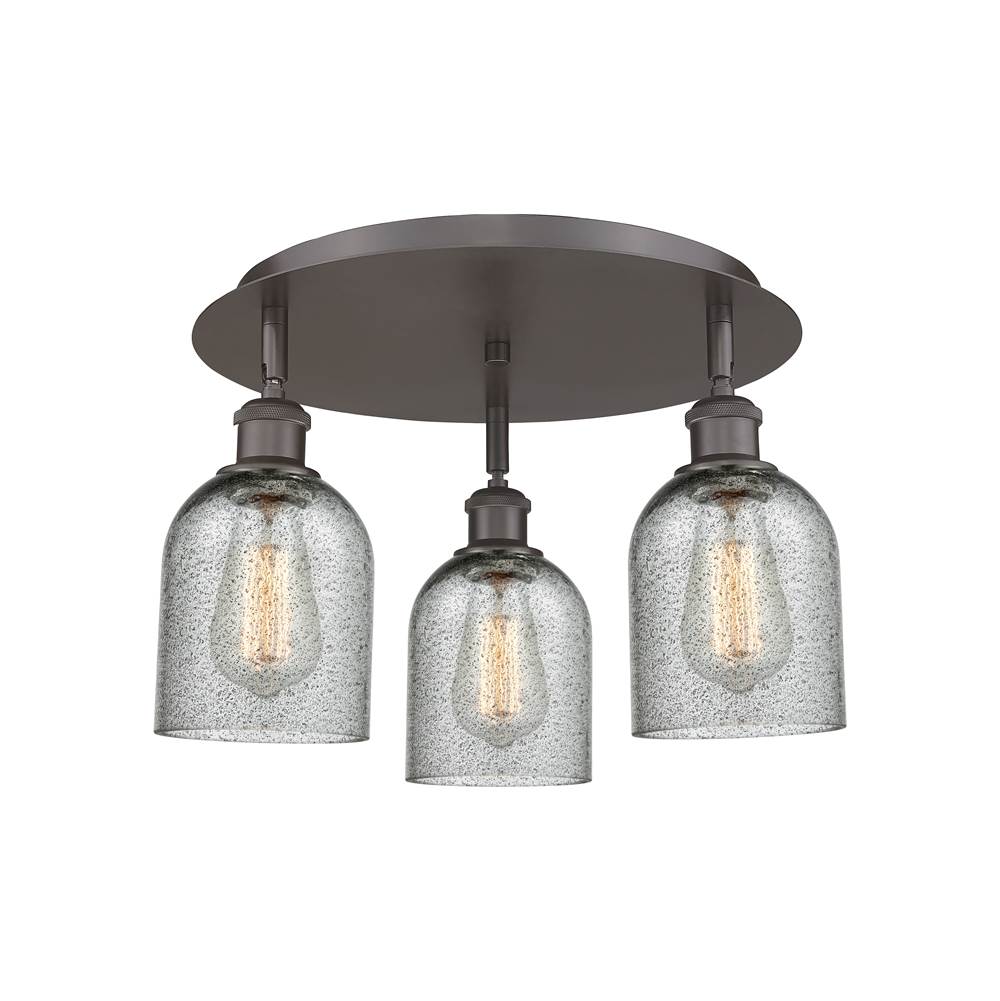 Innovations Caledonia Oil Rubbed Bronze Flush Mount
