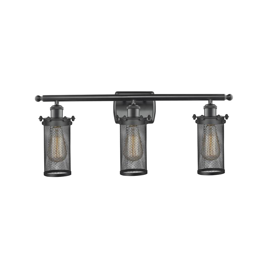 Innovations Bleecker 3 Light Bath Vanity Light part of the Austere Collection
