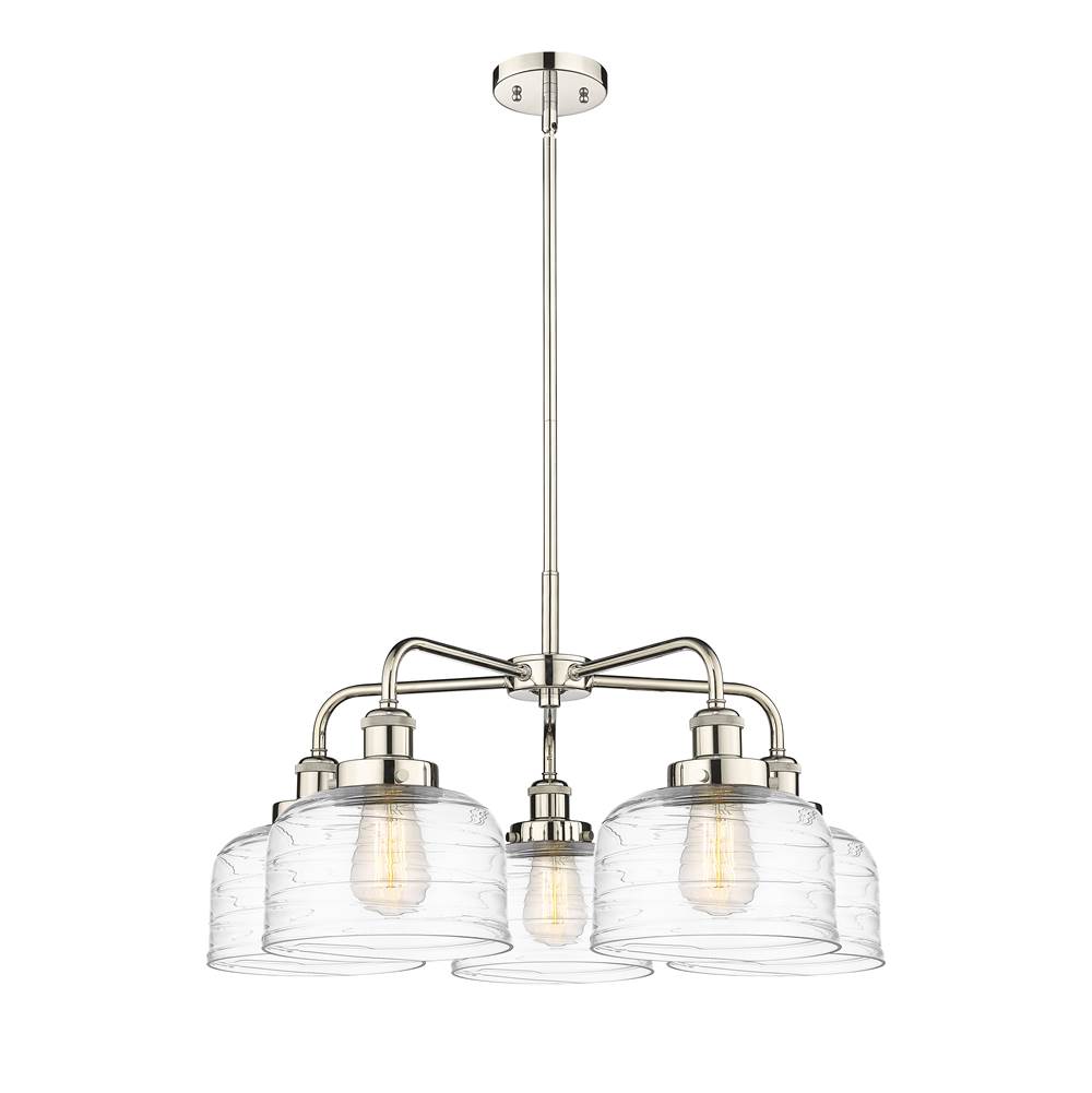 Innovations Bell Polished Nickel Chandelier