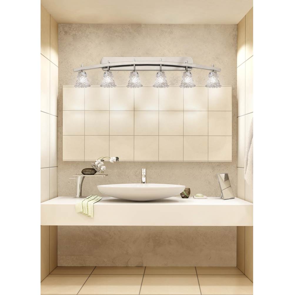 Justice Design Archway 6-Light Bath Bar