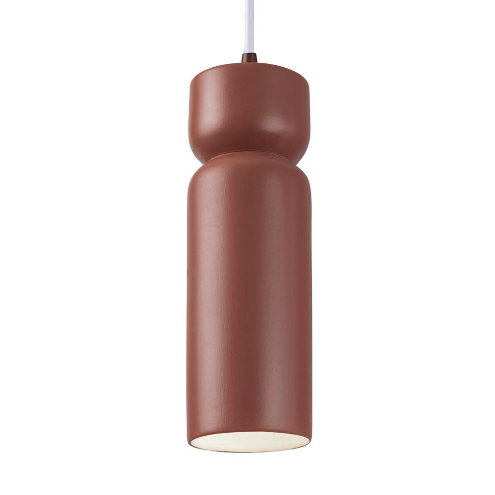 Justice Design Tall Hourglass LED Pendant