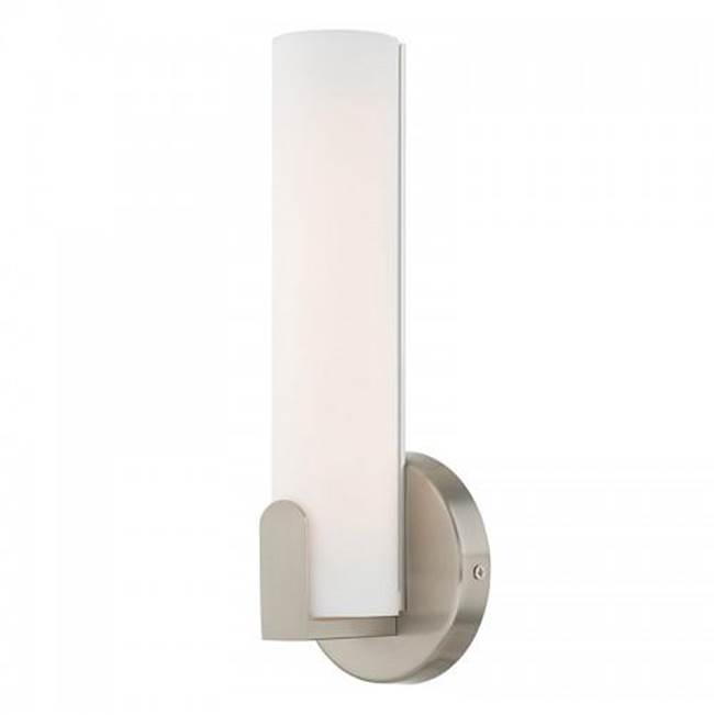 Livex 10W LED Brushed Nickel ADA Wall Sconce