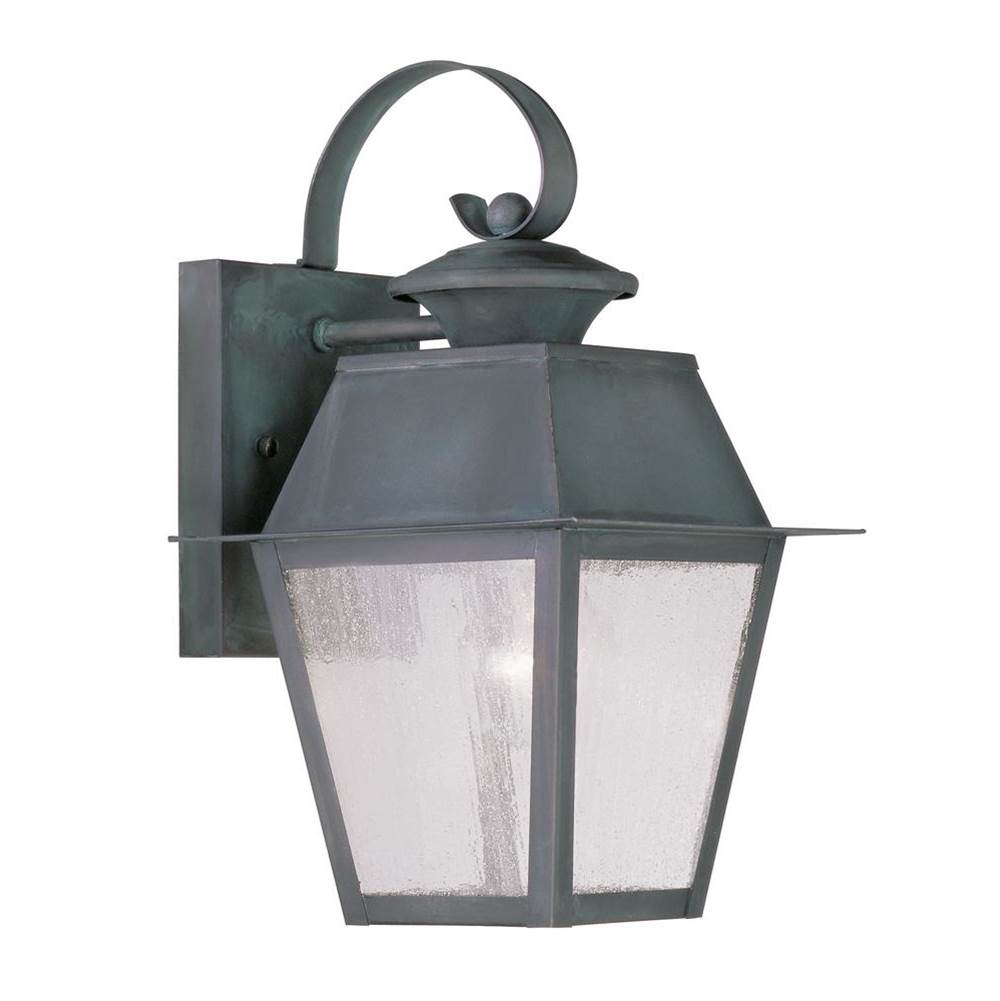 Livex 1 Light Charcoal Outdoor Wall Lantern
