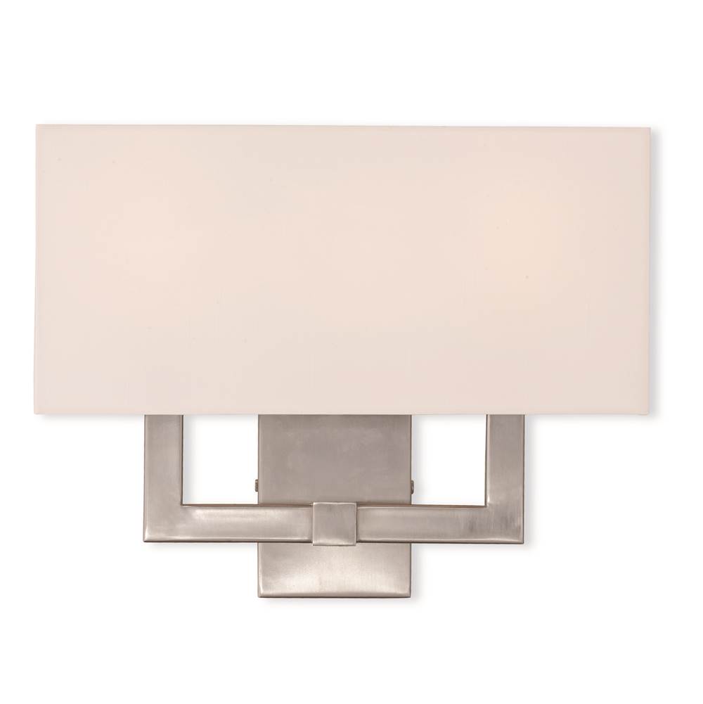 Livex 3 Light Brushed Nickel Wall Sconce