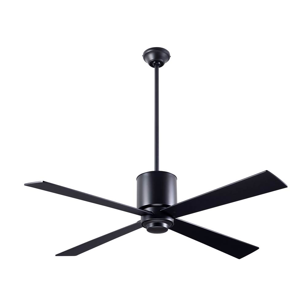 Modern Fan Company Lapa Fan; Dark Bronze Finish; 50'' Black Blades; No Light; Fan Speed and Light Control (2-wire)