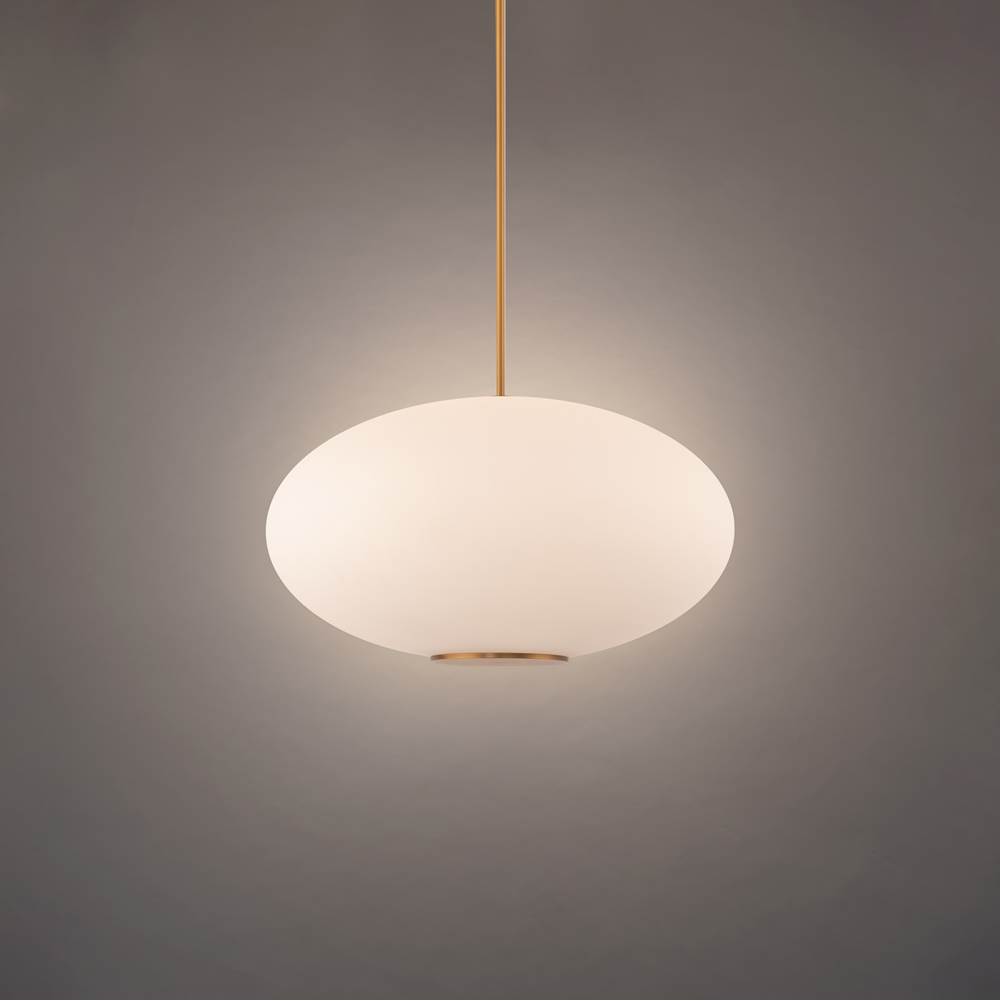 Modern Forms Illusion 22'' LED Indoor Pendant Light 3000K in Aged Brass