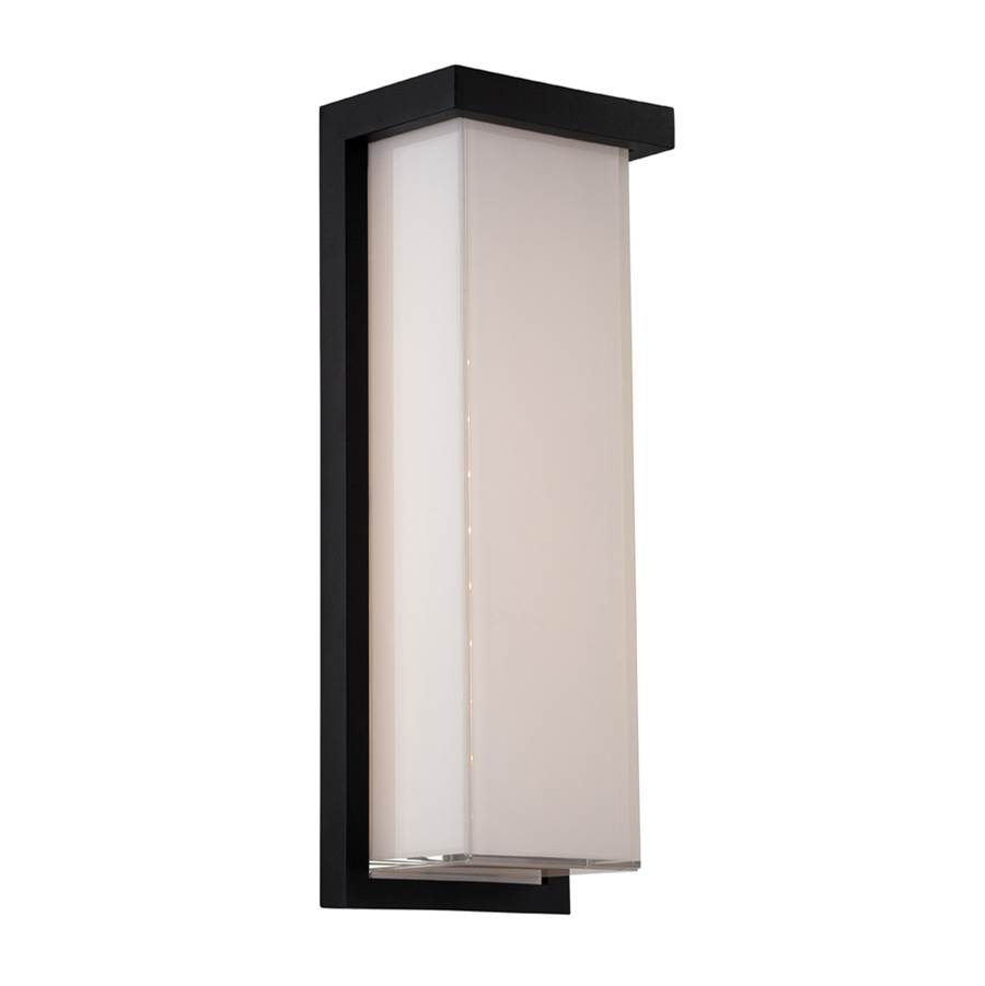 Modern Forms Ledge 14'' LED Outdoor Wall Sconce Light 3000K in Black
