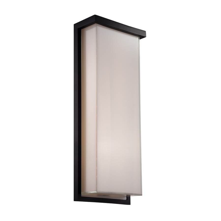 Modern Forms Ledge 20'' LED Outdoor Wall Sconce Light 3000K in Black