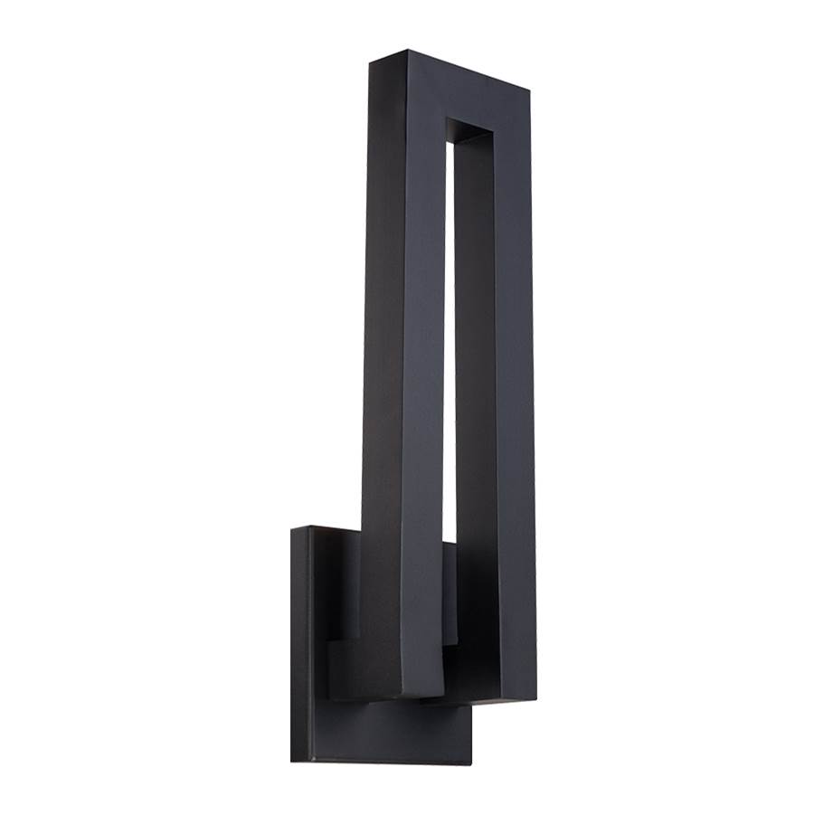 Modern Forms Forq 24'' LED Outdoor Wall Sconce Light 3000K in Black