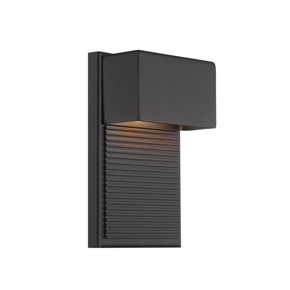 Modern Forms Hiline 8'' LED Outdoor Wall Sconce Light 3000K in Black