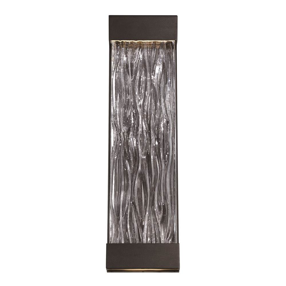 Modern Forms Fathom 16'' LED Outdoor Wall Sconce Light 3000K in Black