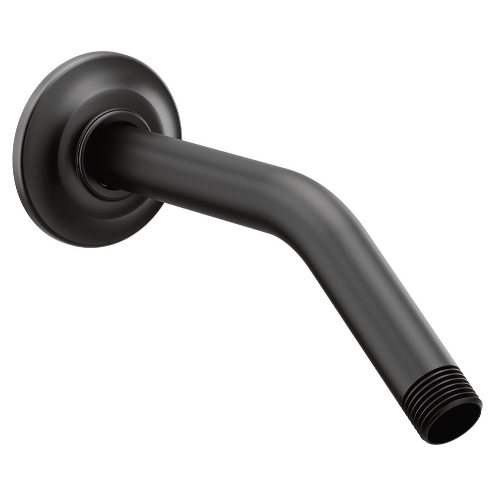Moen Premium 8-Inch Standard Shower Arm with Matching Flange Included, Matte Black
