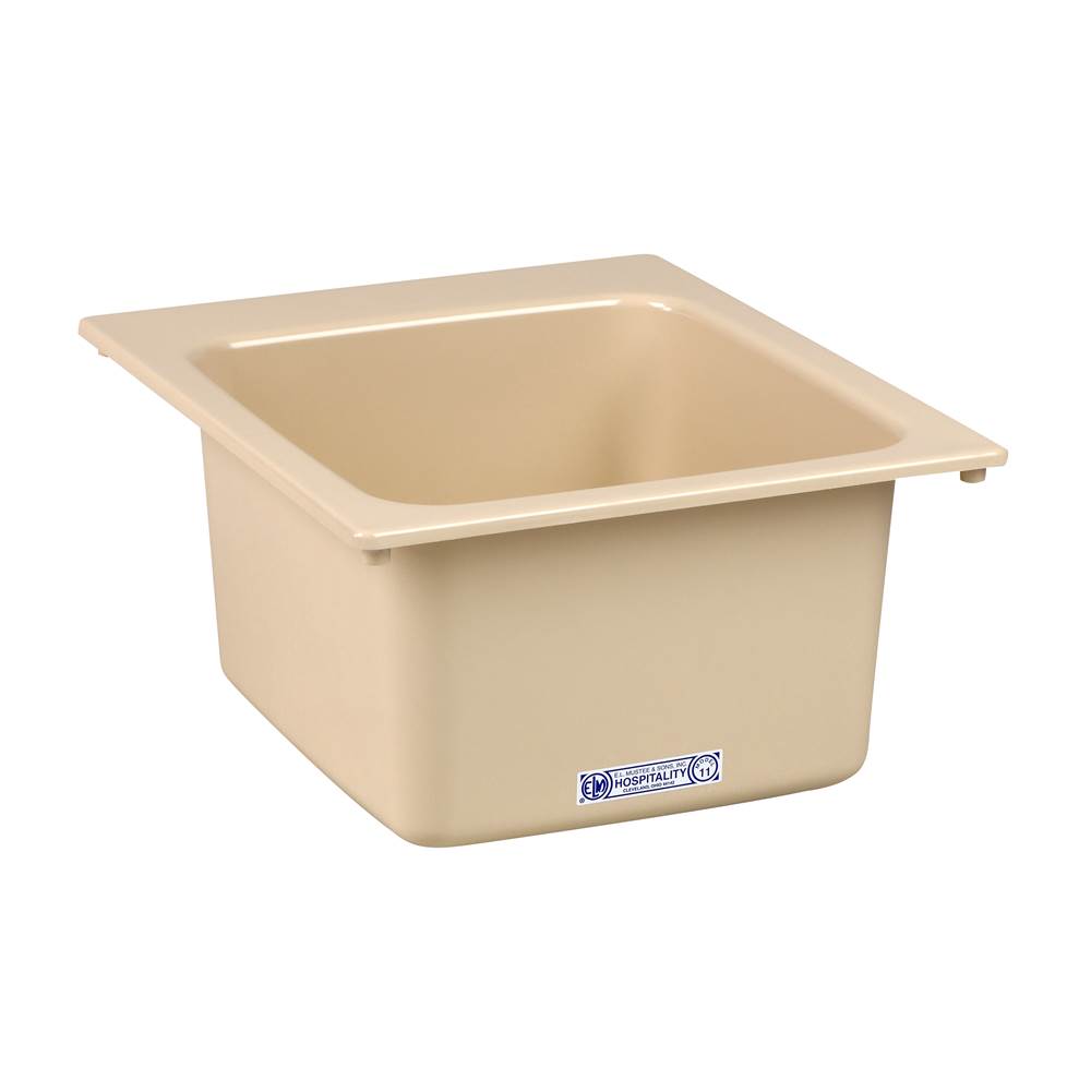 Mustee And Sons Utility Sink, 17''x20'', Bone
