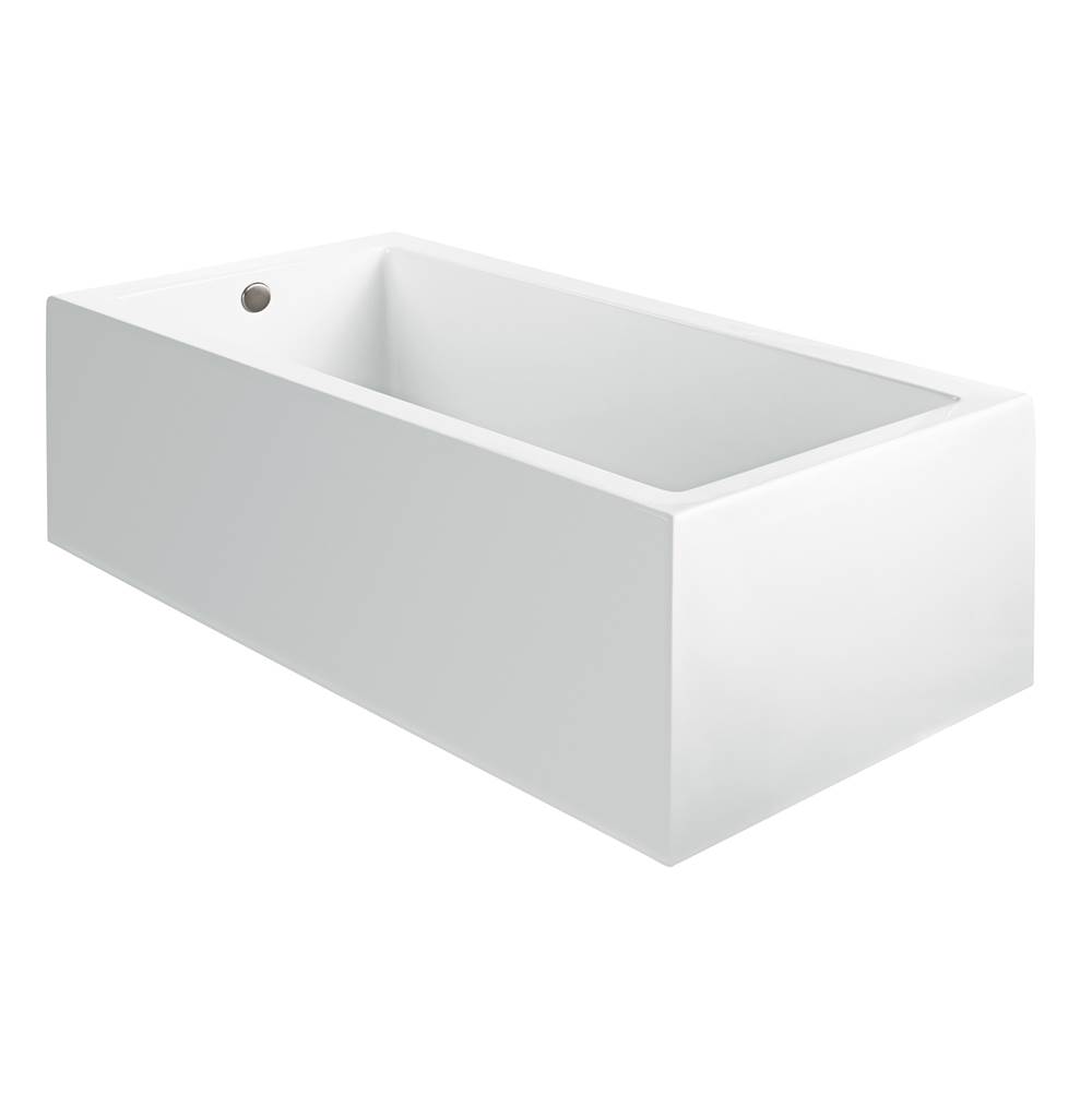 MTI Baths Andrea 15A Acrylic Cxl Sculpted 2 Side Air Bath - White (60X30)