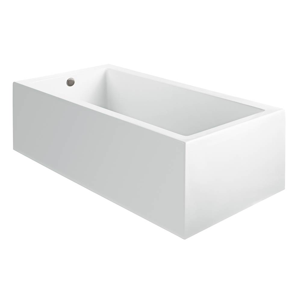 MTI Baths Andrea 17A Acrylic Cxl Sculpted 3 Side Air Bath - White (54X30)