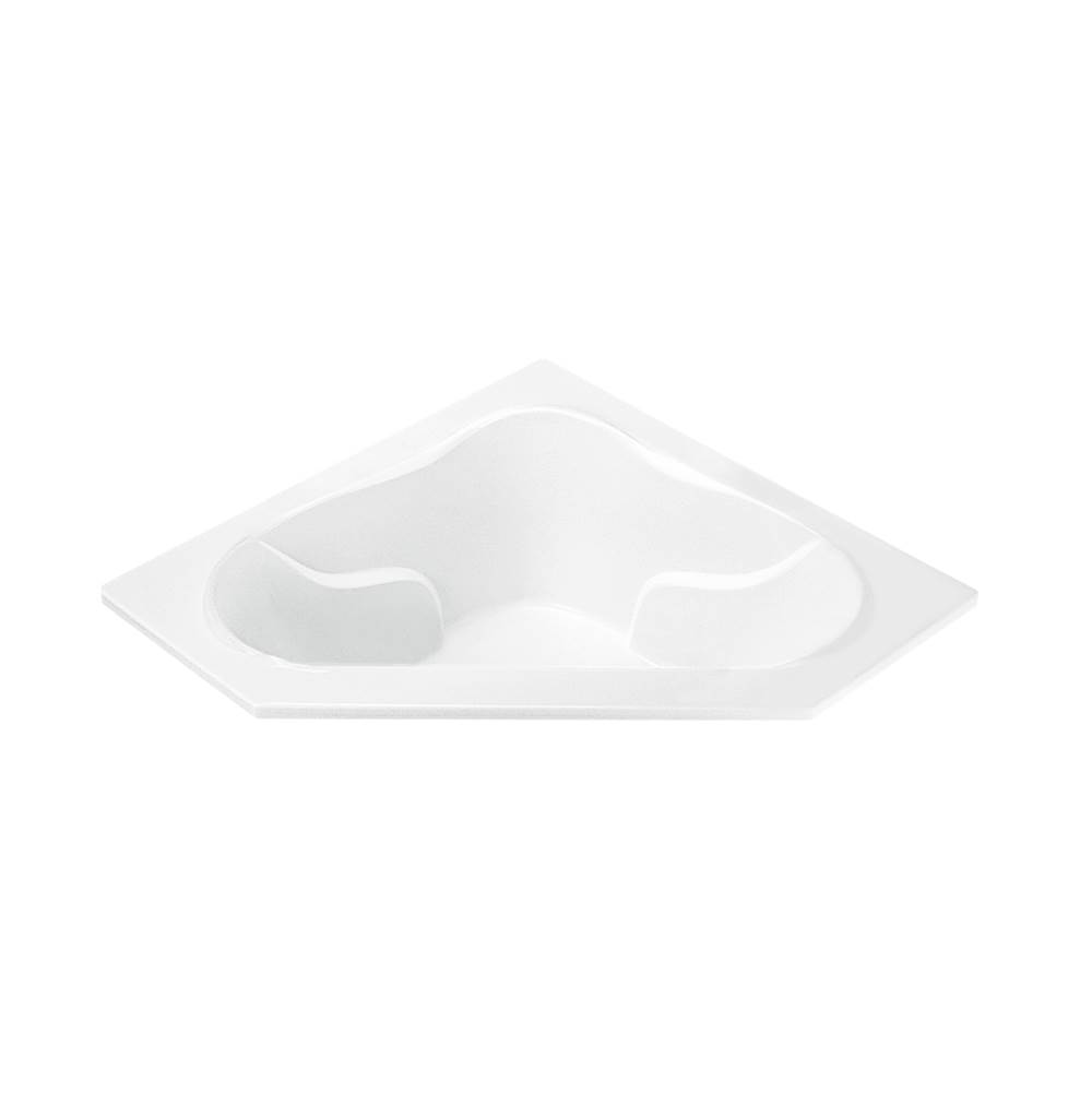 MTI Baths Cayman 2 Acrylic Cxl Drop In Corner Air Bath/Whirlpool- White (54X54)