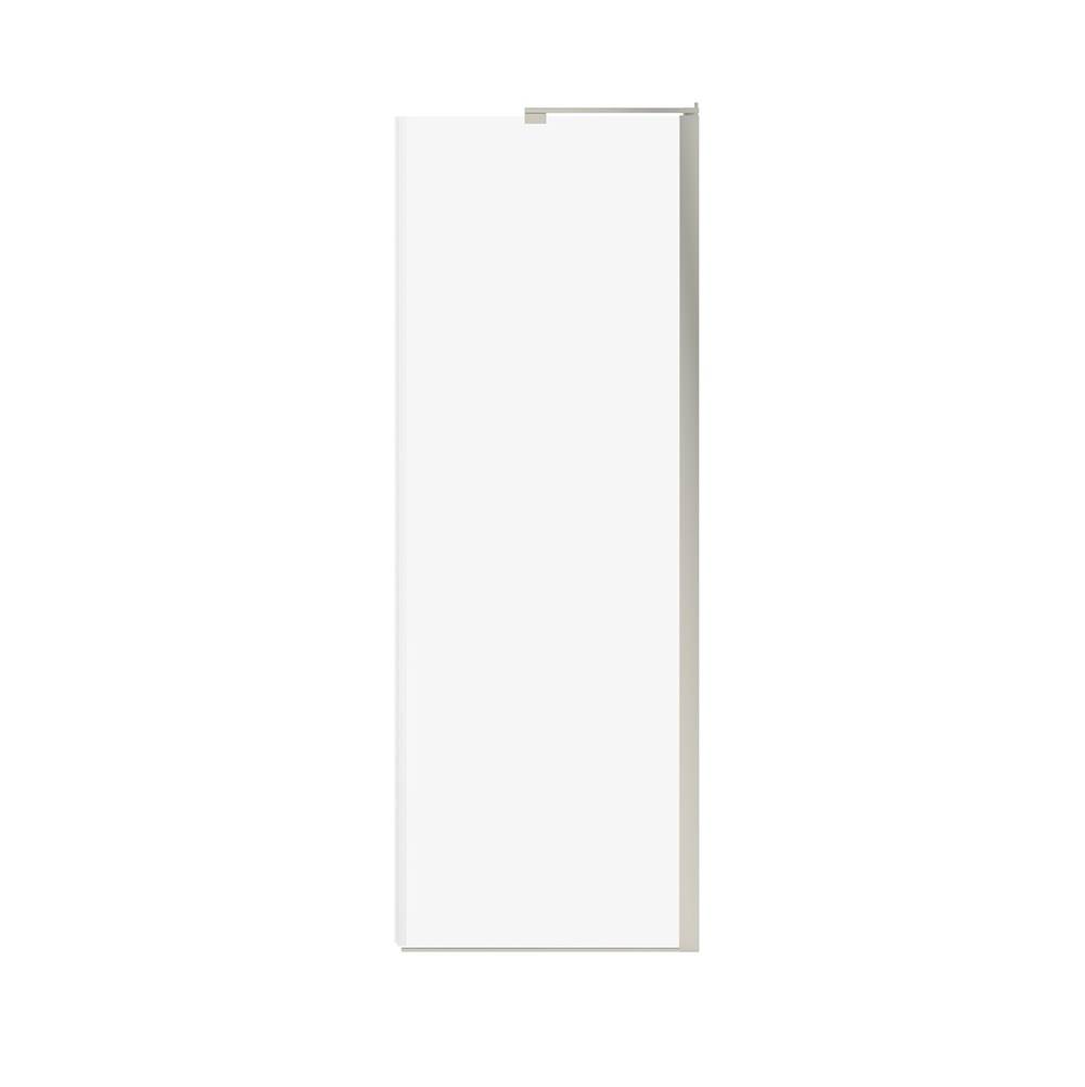 Maax Capella 78 Return Panel for 32 in. Base with GlassShield® glass in Brushed Nickel