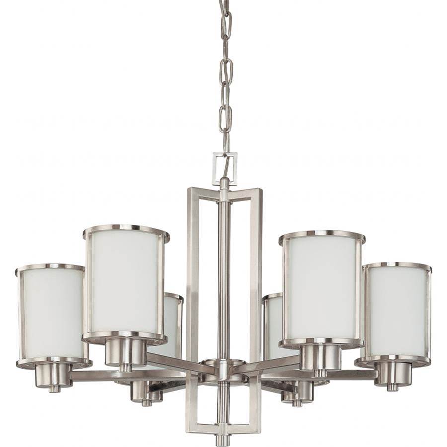 Nuvo Odeon 6 Light Chandelier Up/Down